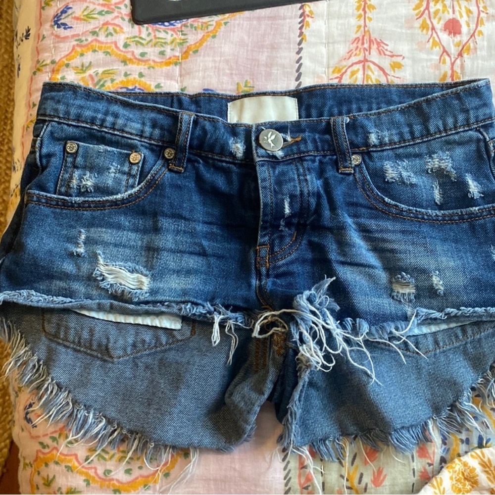 Two pairs of one teaspoon shorts